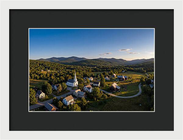 Village Serenity At Dusk