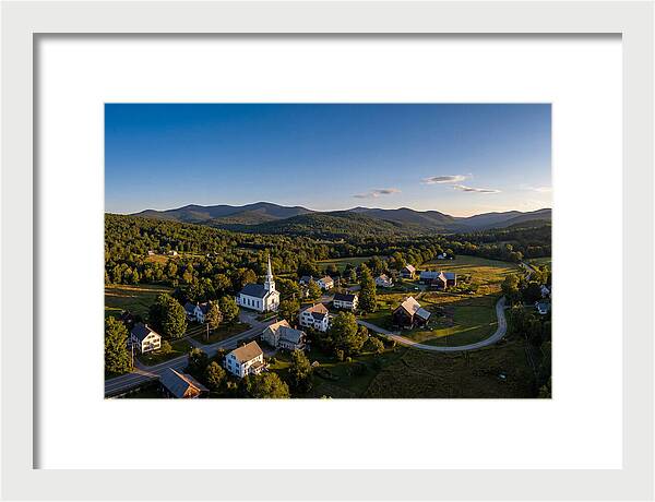 Village Serenity At Dusk