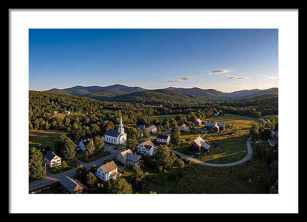 Village Serenity At Dusk