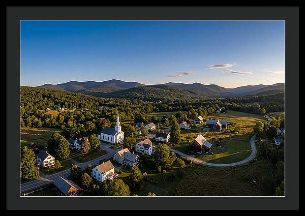 Village Serenity At Dusk