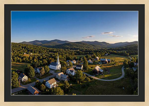 Village Serenity At Dusk