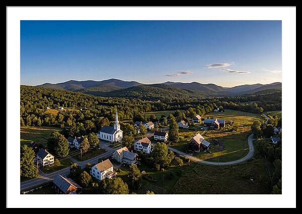 Village Serenity At Dusk