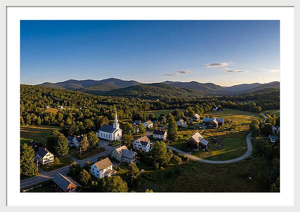 Village Serenity At Dusk