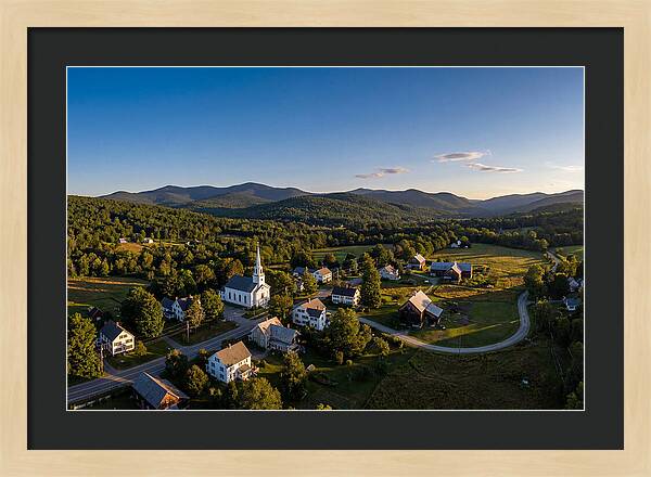 Village Serenity At Dusk