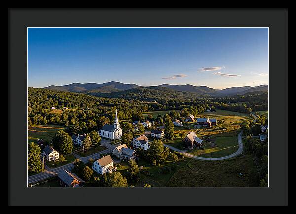 Village Serenity At Dusk