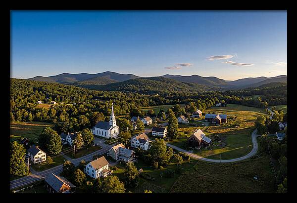 Village Serenity At Dusk