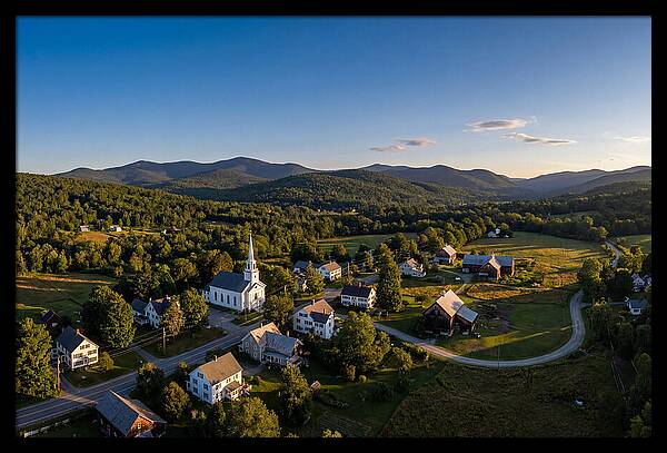 Village Serenity At Dusk