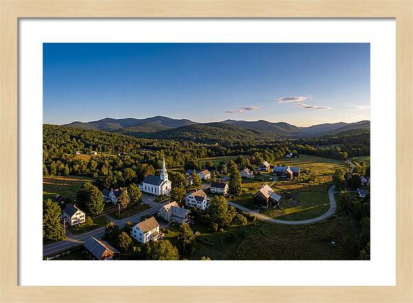 Village Serenity At Dusk