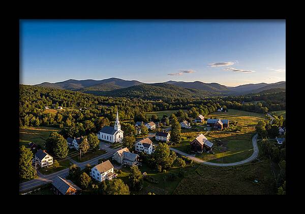 Village Serenity At Dusk