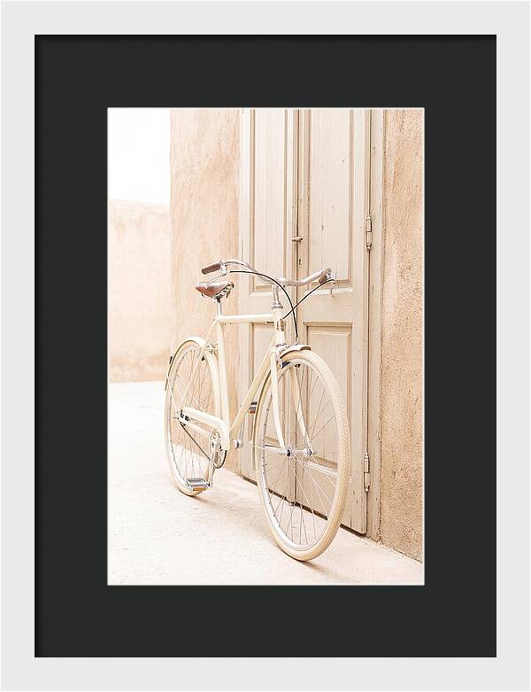 Vintage Bicycle By The Door