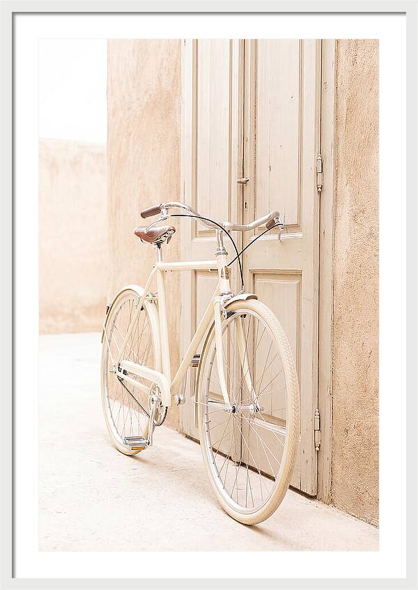 Vintage Bicycle By The Door