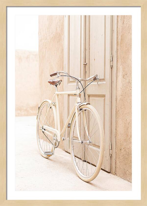 Vintage Bicycle By The Door