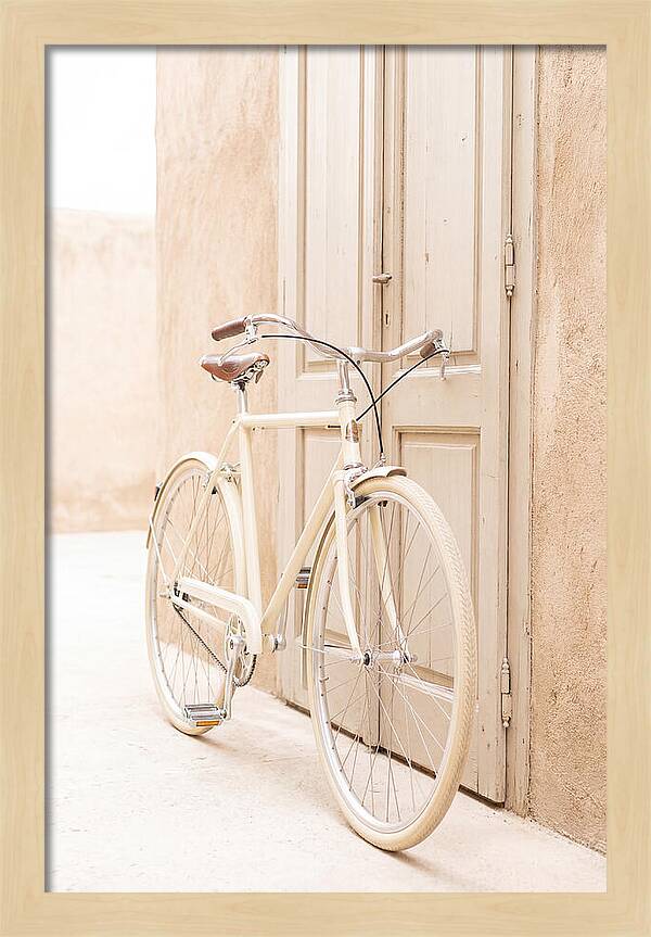 Vintage Bicycle By The Door