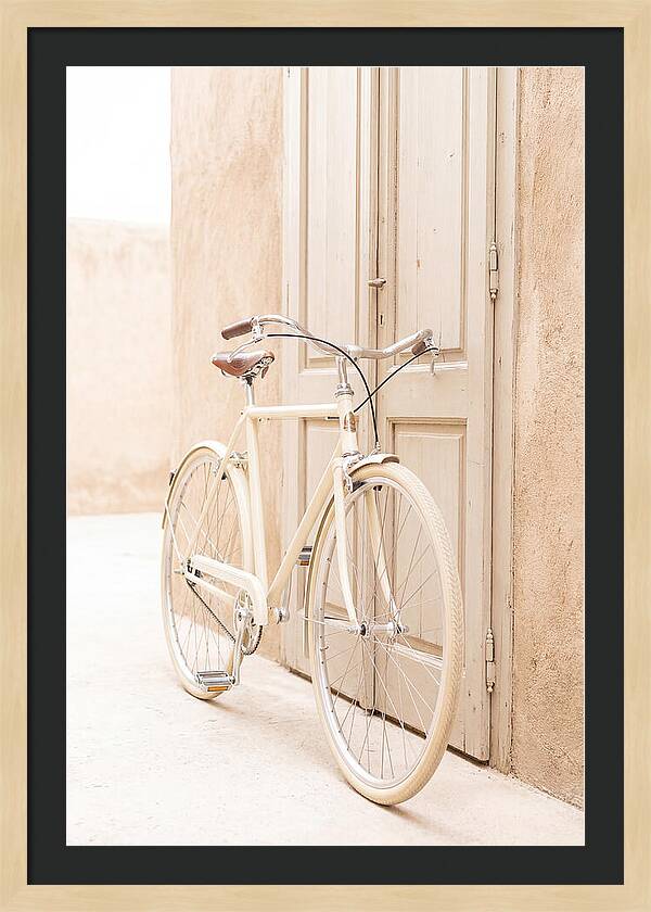 Vintage Bicycle By The Door