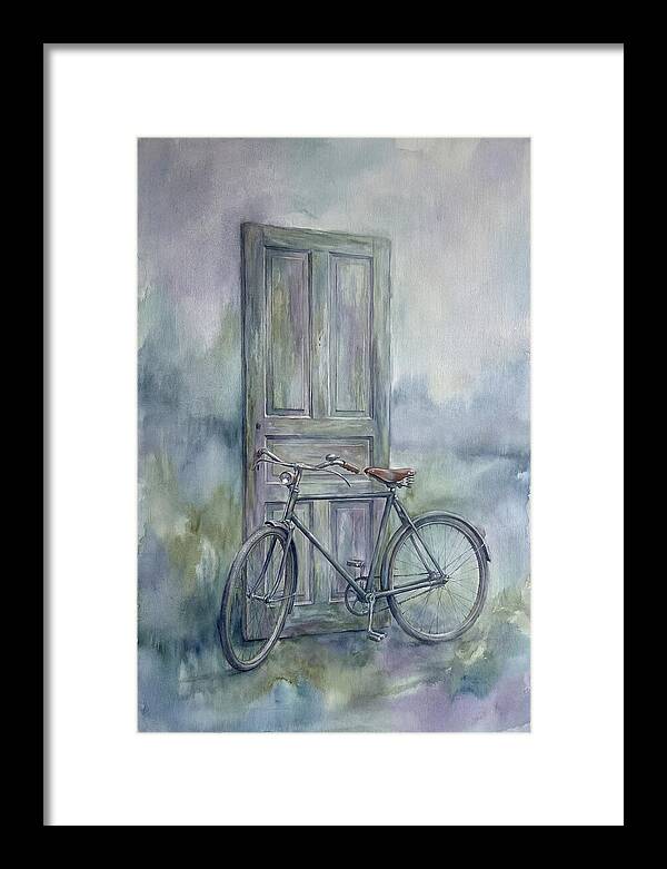 Vintage Bicycle By The Door