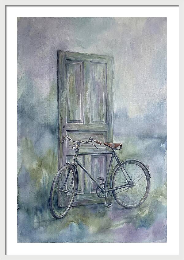 Vintage Bicycle By The Door
