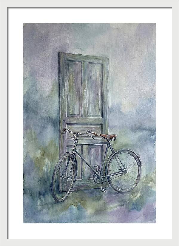 Vintage Bicycle By The Door
