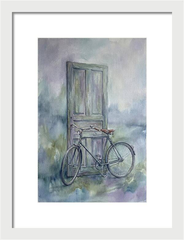 Vintage Bicycle By The Door