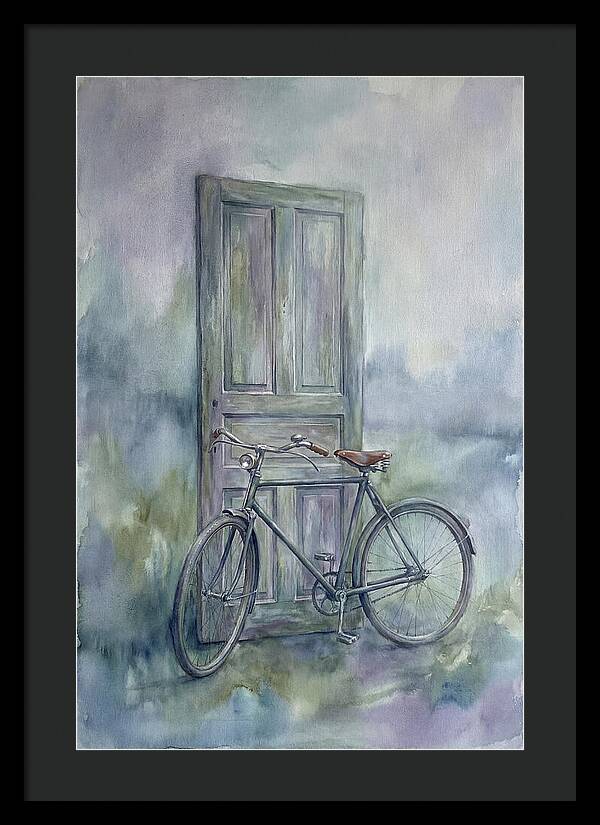 Vintage Bicycle By The Door