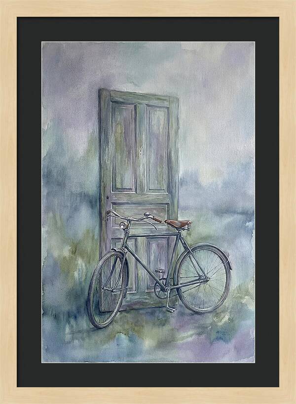 Vintage Bicycle By The Door