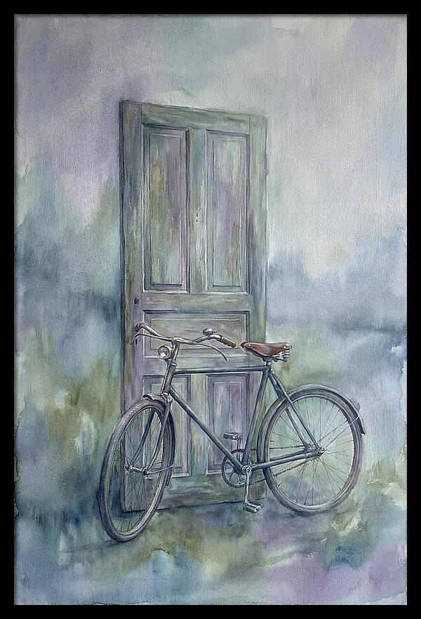 Vintage Bicycle By The Door