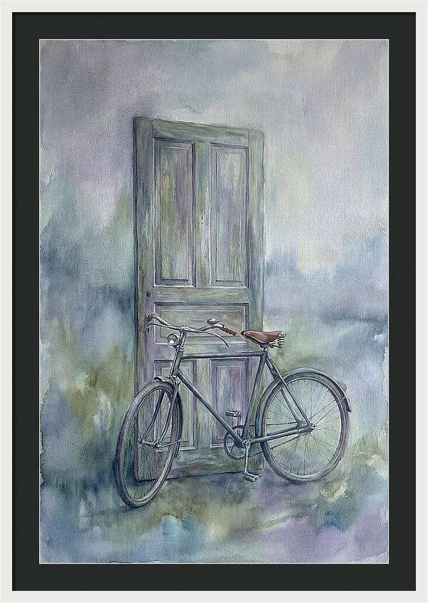 Vintage Bicycle By The Door