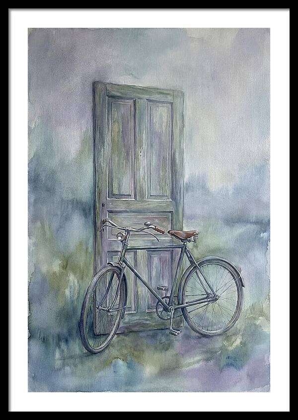 Vintage Bicycle By The Door