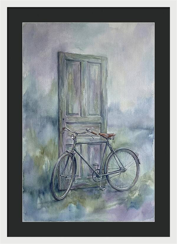 Vintage Bicycle By The Door