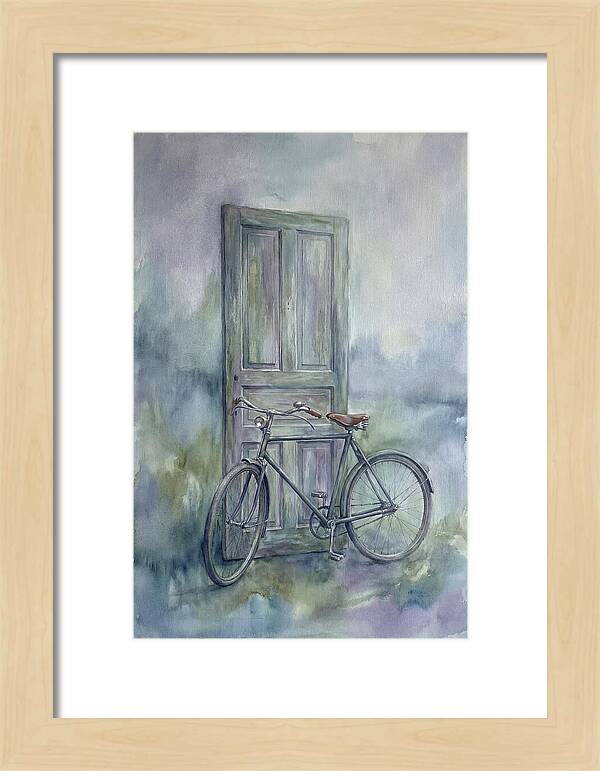 Vintage Bicycle By The Door