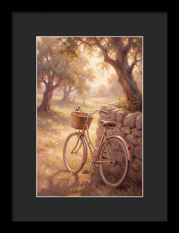 Vintage Bicycle In A Serene Landscape
