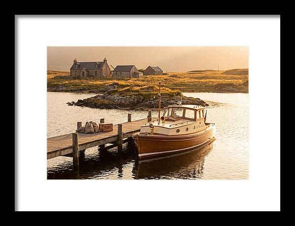 Vintage Boat Delivering Mail