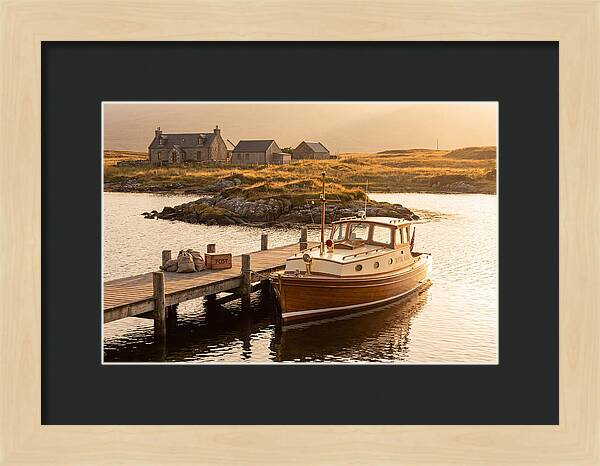 Vintage Boat Delivering Mail