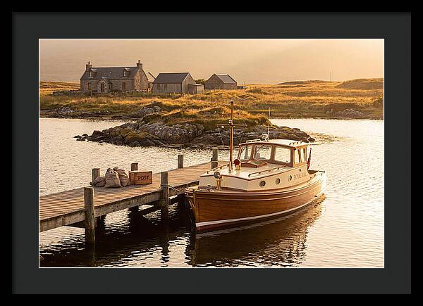 Vintage Boat Delivering Mail