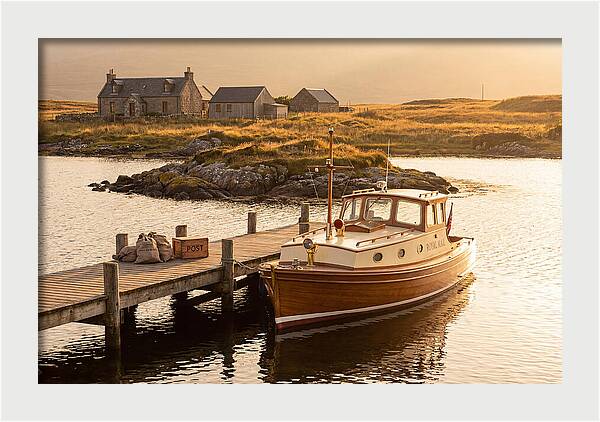 Vintage Boat Delivering Mail