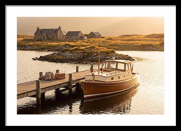 Vintage Boat Delivering Mail