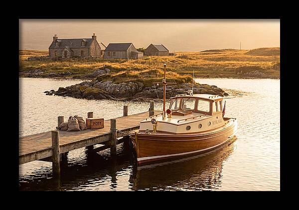 Vintage Boat Delivering Mail