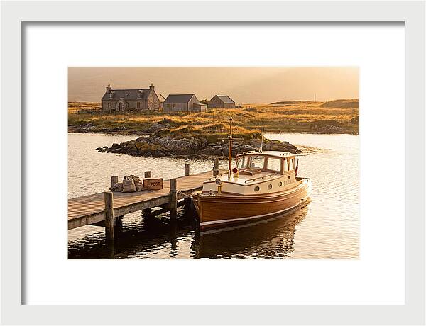 Vintage Boat Delivering Mail