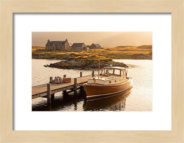 Vintage Boat Delivering Mail