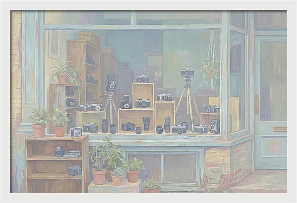 Vintage Camera Shop Display