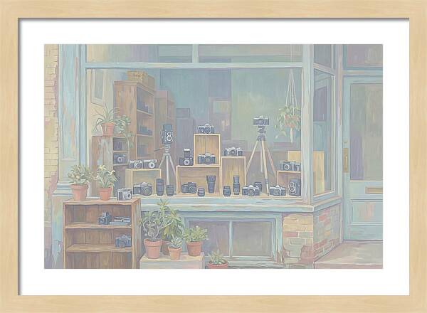 Vintage Camera Shop Display