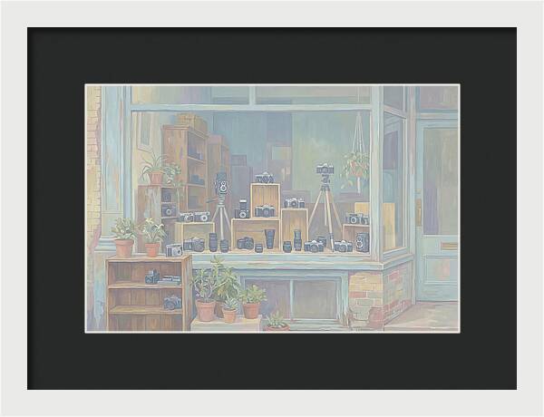 Vintage Camera Shop Display