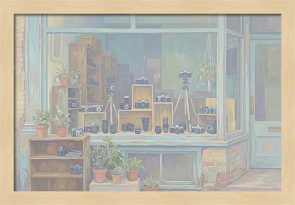 Vintage Camera Shop Display