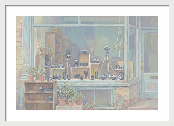 Vintage Camera Shop Display