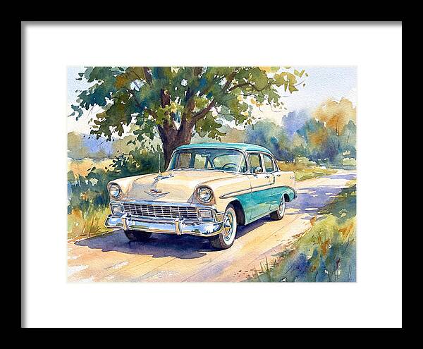 Vintage Car Under The Tree