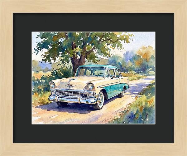 Vintage Car Under The Tree