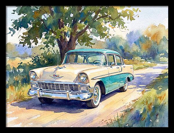 Vintage Car Under The Tree