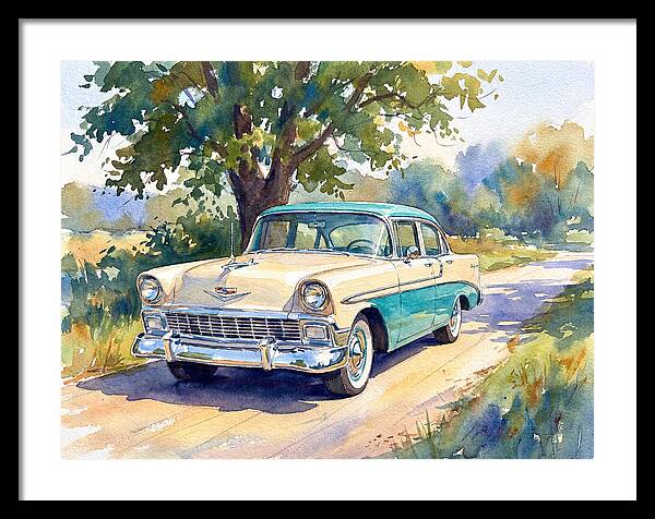 Vintage Car Under The Tree
