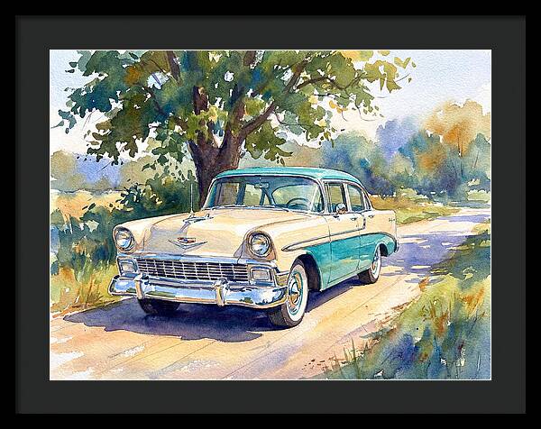 Vintage Car Under The Tree