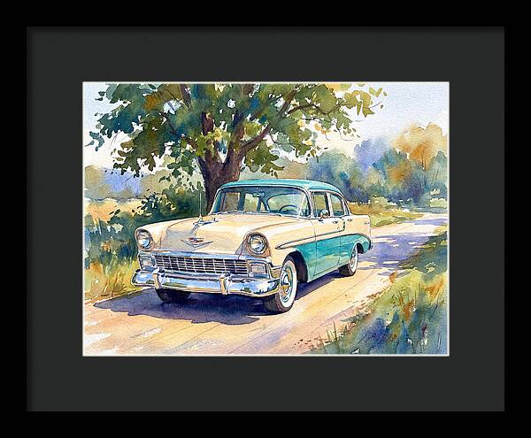 Vintage Car Under The Tree