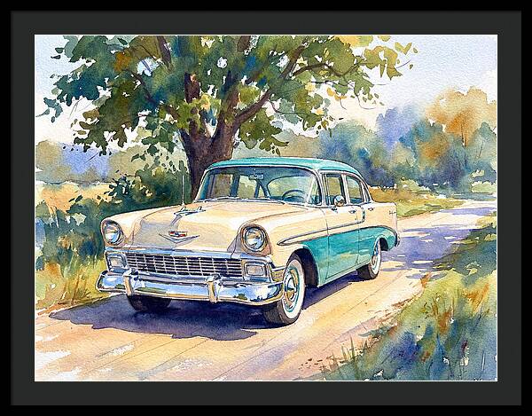 Vintage Car Under The Tree